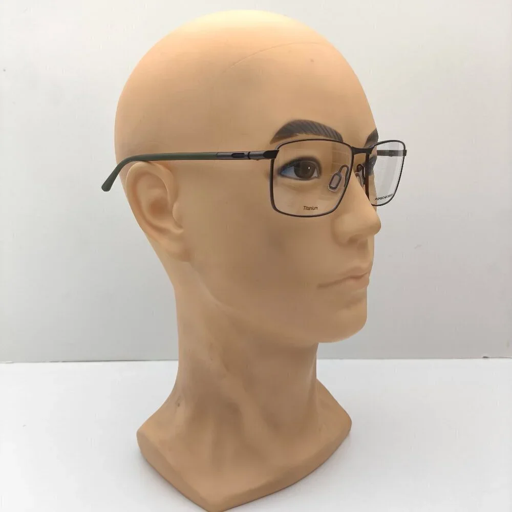 🕶️Made in Italy! Porsche Design P8766 Dark Gray Eyeglasses 58/16 145 /EUM129🕶️
